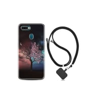 Oppo A5s Kılıf Resimli Desenli Silikon Boyun Askılı Heaven Tree 1859