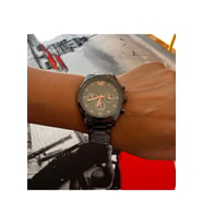 erkek  Çelik kasa analog Kol Saati