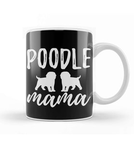 Poodle Mom 09 Kupa Bardak Porselen