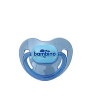 Bambino Renkli Damaklı Emzik 0-6 Ay - Mavi