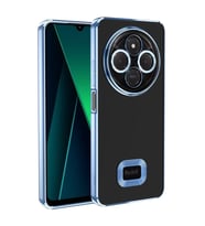 Lexroo Xiaomi Redmi 14C 4G Kılıf Kamera Korumalı Logo Gösteren Omega Kılıf - Sierra Mavi