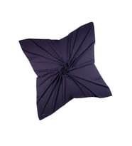 Mısırlı Eşarpları Queen Krep Düz Renk Eşarp 110x110 Cm (Koyu Mor)