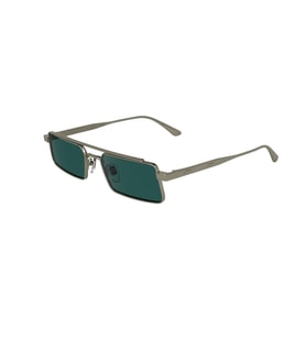 Calvin Klein CK 24111S 716 55 Unisex Dikdörtgen Gri Metal Güneş Gözlüğü