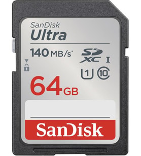 SanDisk Ultra UHS I 64GB SD Card