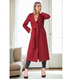 Z9681 DEWBERRY BAYAN PALTO-BORDO