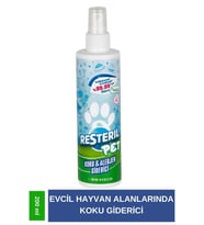 Vetürel Kedi Köpek Resteril Antialerjik Anti Koku Evcil Hayvan Hijyen Spreyi 200 ml