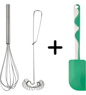 IKEA Çırpıcı Set ve Spatula (Yeşil)