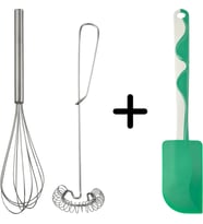 IKEA Çırpıcı Set ve Spatula (Yeşil)
