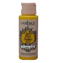 Cadence Style Matt Fabric Kumaş Boyası F-605 Sarı 
