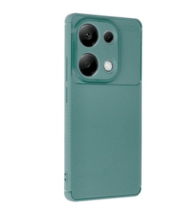 Note 13 Pro 4g Kılıf Auto Fus Karbon Kapak - Koyu Yeşil