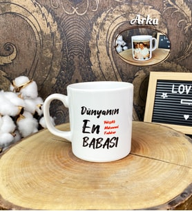 Kişiye Özel Dünyanın En Yakışıklı Babası Kupa Bardak