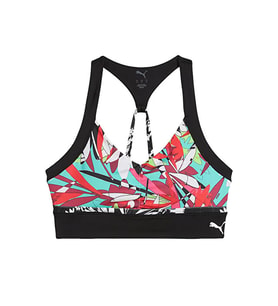 Puma 4Keeps Tropical Aop Lgln Bra Kadın Antrenman Sporcu Sütyeni 52678651 Renkli (Çok Renkli)