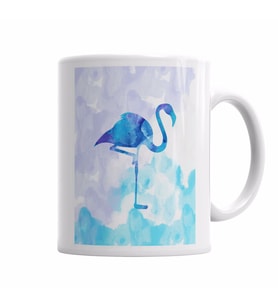 Flamingo Bulutlarda Kupa Bardak Porselen
