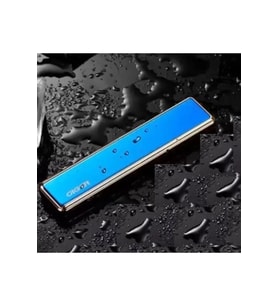 Mavi USB Elektronik Çakmak - Şarjlı ve Alevsiz Güç Kaynağı