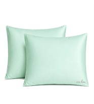 More Home Pamuklu Yastık Kılıfı (2 Adet) 50 x 70 cm Mint Yeşili