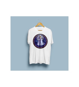Oversize Cinderella Tasarım Unisex T-shirt