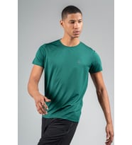 Maraton Regular Erkek Bisiklet Yaka Yeşil T-shirt