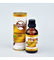 DİAN NATURAL-Hindistan Cevizi Yağı 50 ml- Soğuk Sıkım(Vırgın Coconut oil- Cold Pressed)