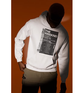 The Weeknd Rapper Starboy Dawn Fm Baskılı Unisex Oversize Hoodie