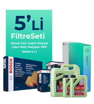 BOSCH Fiat Ducato 2.2 Dizel Filtre Bakım Seti Liqui Moly Motor Yağlı (2006-2012) 5 Li