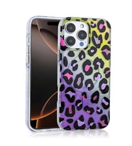 iPhone 14 Pro Max Kılıf Magsafe Şarj Özellikli Leopar Desenli Jago Kılıf (Karışık)