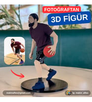 MakinaFleo Kişiye Özel 3D Sporcu Figürü (15cm)