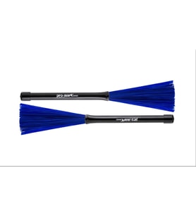 Promark B400 Geri Çekilebilir Fırça Baget  Naylon Teller - Mavi Sap - Caz İçin