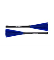 Promark B400 Geri Çekilebilir Fırça Baget  Naylon Teller - Mavi Sap - Caz İçin