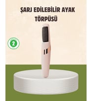 İki Hızlı Elektrikli Ayak Törpüsü Pürüzsüz Topuk Bakımı