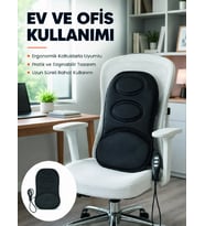 Ev ve Araç İçin Masaj Minderi Modlu Isıtmalı Titreşimli Koltuk Masaj Pedi