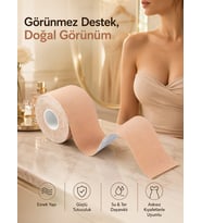 Toparlayıcı Göğüs Bandı Şekillendirici Ten Rengine Uygun Esnek Hassas Ciltlere Uygun