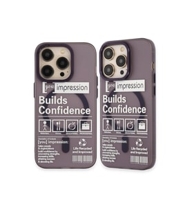 İphone 14 Kılıf Llo Magneticsafe Desenli Kapak - Llo Mor - 6