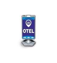 Otel     Reklam ve Yönlendirme Uyari Dubasi A Tabela Gri