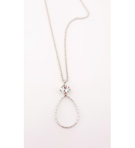 Swarovski Taşlı Trend Gümüş Kolye