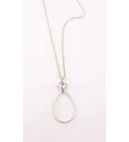 Swarovski Taşlı Trend Gümüş Kolye
