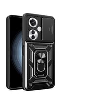Coverzone Oppo Reno 11FS ile Uyumlu PhoenixShield S�rg�l� Kamera Korumal? Kapak, Tam Koruma Manyetik Vega Kapak K?l?f Siyah
