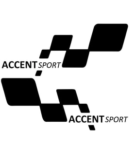 ACCENT sport Etiket Yapıştırma 30cmx11cm MMD146