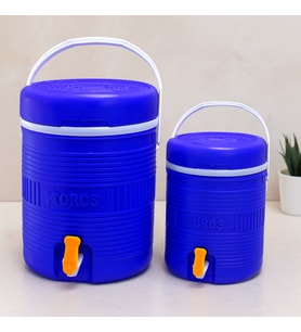 Yuvarlak Plastik Termos Seti 14L+6L Musluklu