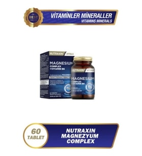 Nutraxin Magnezyum Complex+ Vitamin B6 60 Tablet