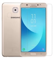 Samsung Galaxy J7 Max Ekran Koruyucu Yeni Nesil HD Kalite Tempered Glass Cam (Renksiz)