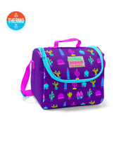 Coral High Kids Mor Pembe Kaktüs Desenli Thermo Beslenme Çantası 22852