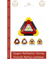 #ReflujLamba ABS Şarjlı USB Lityum Pil 25W Sarı Kırmızı 180 Döner Saplı Refluj Araba Oto Lambası