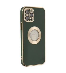 iPhone 12 Pro Max Kılıf Store Silikon - Yeşil