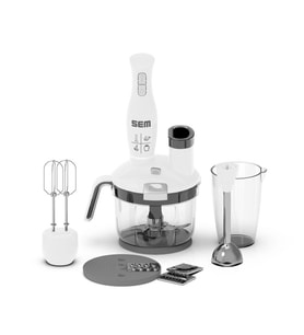 SEM SK-234 BLENDER SET 5 PARÇA BEYAZ (ATLANTİK-SOHO ANTRASİT)