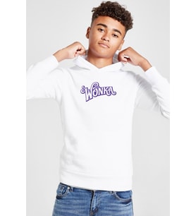 Willy Wonka Logo Beyaz Çocuk 3ip Kapşonlu Sweatshirt