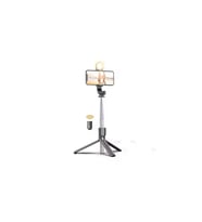 Live K8 LED Tripod Selfie Çubuğu, 130 cm, Işıklı, Bluetooth Kumandalı, 360° Döndürülebilir