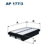 FILTRON AP1773 Hava Filtresi 2811326000 2811326000AT