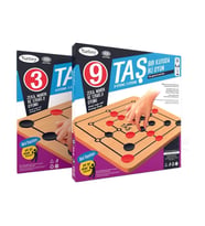 Ahşap 9 Taş 3 Taş Oyunu - Akıl ve Zeka Oyunu - Dokuz Taş Üç Taş Oyunu - Redka 9 Taş 3 Taş Oyunu - St