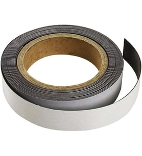 Yapışkanlı Şerit Mıknatıs Magnet Kes Kullan 1, 2 cm Genişlik - 1 mm kalınlık - 30 metre