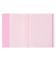 Bigpoint A4 Hazır Defter Kabı 5'li Paket Şeffaf Kırmızı x 20 Paket